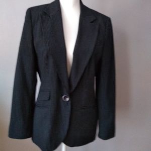Tribal pin striped navy blazer 8